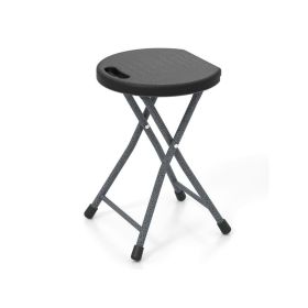 Portable Folding Stool with Built-in Handle for Traveling (Type: 1 Piece, Color: As pic show)