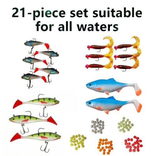 Paddle Tail Swimbait with jig Hook,Fishing Lures for Bass Trout Swimbaits,Soft Fishing Lures jig Heads,Slow Sinking Bait for Freshwater Saltwater