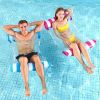 2-Pack Swimming Pool Floats; Inflatable Water Hammock Adults Size; Multi-Purpose Floating Rafts ( Saddle; Lounge Chair; Floaties Hammock; Drifter)