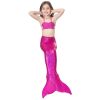 3PCS Kids Girls Swimsuit Bathing Suits Bikini Fish Tail Set
