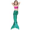 3PCS Kids Girls Swimsuit Bathing Suits Bikini Fish Tail Set